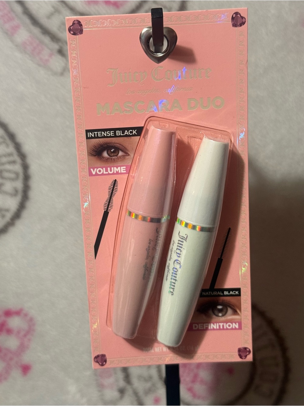 Juicy Couture Mascara Duo - Pink & White Tubes